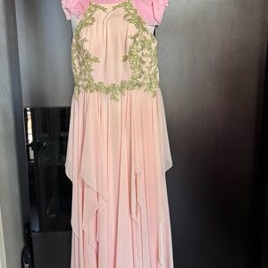 Eureka 6036 A-Line Tiered Long Dress | Size XXL | Worn Once